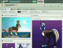 Tablet Screenshot of chakat-goldfur.deviantart.com