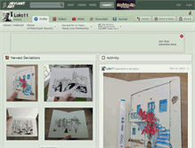 Tablet Screenshot of loks11.deviantart.com