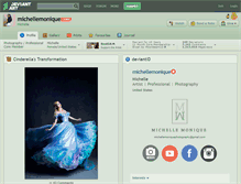 Tablet Screenshot of michellemonique.deviantart.com