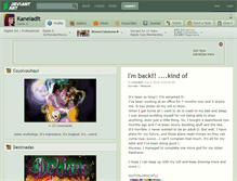 Tablet Screenshot of kaneladit.deviantart.com