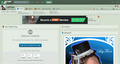 Desktop Screenshot of lilyflare.deviantart.com
