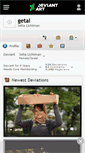 Mobile Screenshot of getal.deviantart.com
