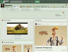Tablet Screenshot of batatalion.deviantart.com