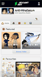 Mobile Screenshot of anti-hinasasu.deviantart.com