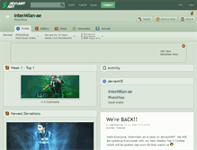 Tablet Screenshot of intermilan-ae.deviantart.com