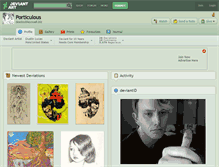 Tablet Screenshot of porticulous.deviantart.com
