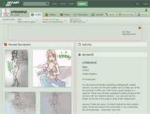 Tablet Screenshot of crisismind.deviantart.com