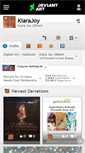 Mobile Screenshot of kiarajoy.deviantart.com