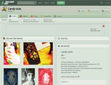 Tablet Screenshot of candy-sluts.deviantart.com