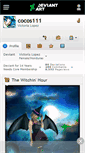Mobile Screenshot of cocos111.deviantart.com