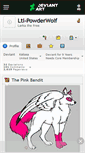 Mobile Screenshot of ltl-powderwolf.deviantart.com