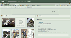 Desktop Screenshot of freakwolf.deviantart.com