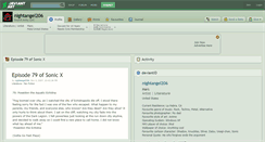 Desktop Screenshot of nightangel206.deviantart.com