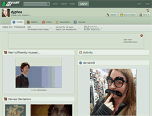 Tablet Screenshot of dyphos.deviantart.com