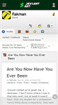 Mobile Screenshot of flakman.deviantart.com