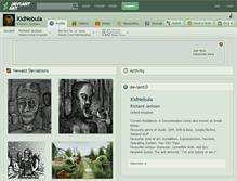 Tablet Screenshot of kidnebula.deviantart.com