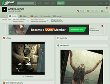 Tablet Screenshot of amaya-miyuki.deviantart.com