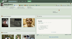 Desktop Screenshot of ghost-silence-x.deviantart.com