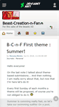 Mobile Screenshot of beast-creation-n-fan.deviantart.com