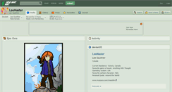Desktop Screenshot of leemaster.deviantart.com