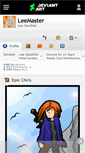 Mobile Screenshot of leemaster.deviantart.com