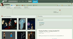 Desktop Screenshot of annamaya.deviantart.com