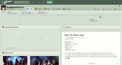 Desktop Screenshot of kingmasterreview.deviantart.com