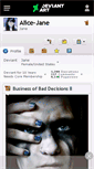 Mobile Screenshot of alice-jane.deviantart.com