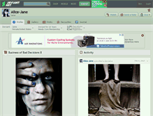 Tablet Screenshot of alice-jane.deviantart.com