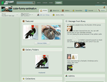 Tablet Screenshot of cute-funny-animals.deviantart.com