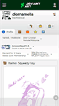 Mobile Screenshot of diornamelia.deviantart.com