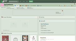 Desktop Screenshot of kyethekitsune.deviantart.com