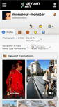 Mobile Screenshot of monsieur-monster.deviantart.com