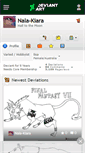 Mobile Screenshot of nala-kiara.deviantart.com