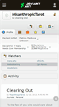 Mobile Screenshot of misanthropictarot.deviantart.com
