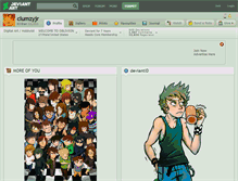 Tablet Screenshot of clumzyjr.deviantart.com