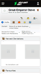 Mobile Screenshot of great-emperor-steve.deviantart.com