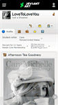 Mobile Screenshot of lovetoloveyou.deviantart.com
