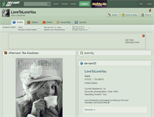 Tablet Screenshot of lovetoloveyou.deviantart.com