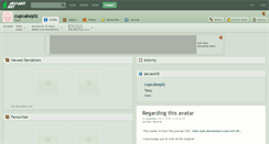 Desktop Screenshot of cupcakeplz.deviantart.com