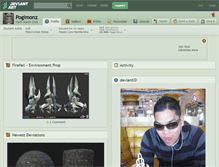 Tablet Screenshot of pogimonz.deviantart.com