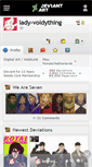 Mobile Screenshot of lady-voldything.deviantart.com