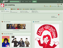 Tablet Screenshot of lady-voldything.deviantart.com