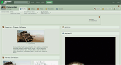 Desktop Screenshot of futurender.deviantart.com