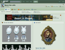 Tablet Screenshot of baron-von-jello.deviantart.com