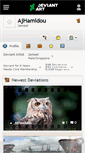 Mobile Screenshot of ajhamidou.deviantart.com