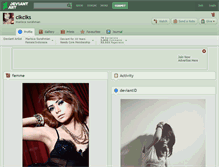 Tablet Screenshot of cikciks.deviantart.com