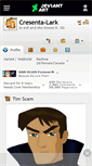 Mobile Screenshot of cresenta-lark.deviantart.com