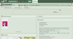 Desktop Screenshot of mordecailover.deviantart.com