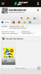 Mobile Screenshot of mordecailover.deviantart.com